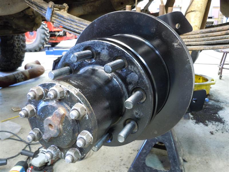 Dodge dually Dana 702U (1989) disc brake conversion Dodge Ram